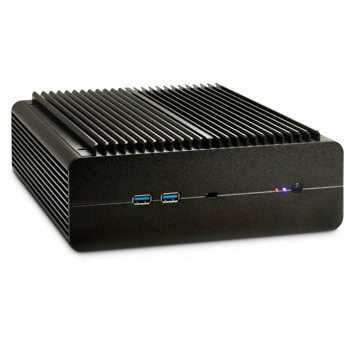 Кутия InterTech 88887372, Mini-ITX, 2x USB 3.0, черна, без захранване | JAR Computers InterTech 88887372