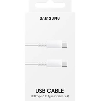 Samsung 5A USB-C to USB-C EP-DN975BWEGWW 1m white