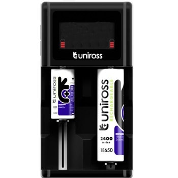 Зарядно устройство Uniross Smartcharger LED 3T, за Ni-MH/NiCD/Li-Ion/IMR батерии според описанието | JAR Computers Uniross Smartcharger LED 3T 8643