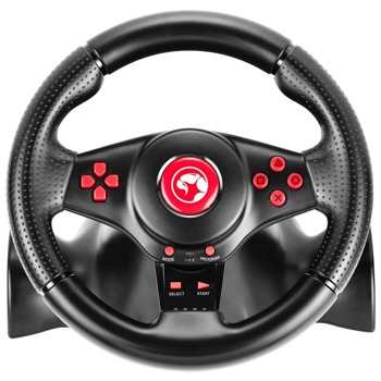 Волан с педали Marvo GT-903, за PC/PS4/XBOX, черен | JAR Computers Marvo GT-903