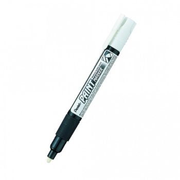 Маркер Pentel Paint MMP20, бял, 4.0 mm, за различни повърхности | JAR Computers Pentel Paint MMP20