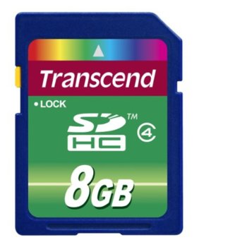 8GB Transcend SDHC Class 4 TS8GSDHC4