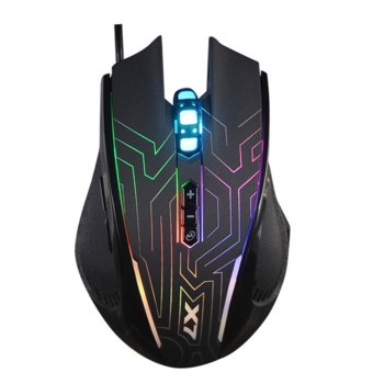 Мишка A4tech X87, оптична (2400 dpi), USB, геймърска, подсветка, черна | JAR Computers A4tech X87