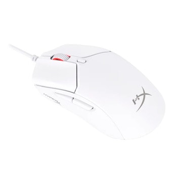 Мишка HyperX Pulsefire Haste 2 RGB, оптична (26000dpi), жична, USB, бяла, гейминг, 6 бутона, HyperX 26K Sensor | JAR Computers Мишка Hyperx Pulsefire Haste 2 RGB 6N0A8AA
