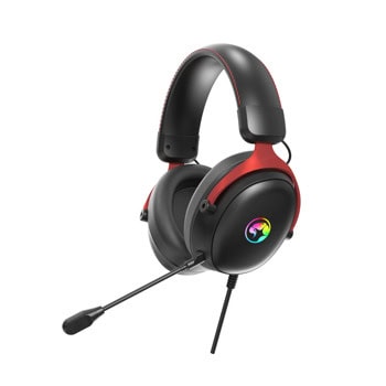 Слушалки Marvo HG9076, микрофон, 53mm говорители, RGB подсветка, USB, черни | JAR Computers Слушалки MARVO-HG9076 черни