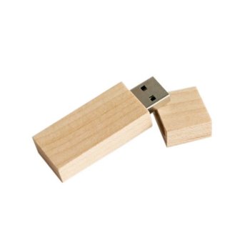 Памет 16GB USB Flash Drive, Woody, USB 2.0, бежова | JAR Computers Woody 16GB