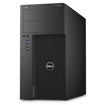 Работна станция Dell Precision T3620 MT (#DELL02016), четириядрен Skylake Intel Xeon E3-1220 v5 3/3.5GHz, AMD FirePro W5100 4GB, 16GB DDR4 RAM, 5TB HDD (1TB 2.5" 7200rpm + 2x 2TB 3.5" 7200rpm), 6x USB 3.0, клавиатура и мишка, Windows 7 Pro | JAR Computers Dell Precision T3620 MT #DELL02016