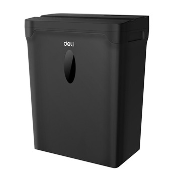 Шредер Deli ET021, до 8 листа А4, раздробява хартия, кошче за отпадъци с обем 12 литра | JAR Computers Шредер Deli ET021