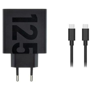 Зарядно устройство Motorola TurboPower (SJMC1252), от контакт към 1x USB-C(ж), 125W, черно, кабел от USB-C(м) към USB-C(м) | JAR Computers Motorola TurboPower 125 SJMC1252