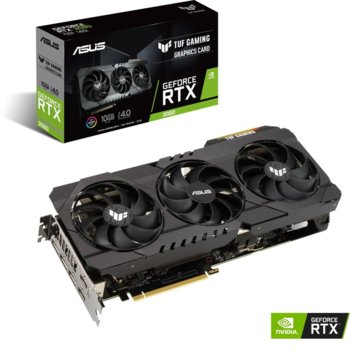Видео карта Nvidia GeForce RTX 3080, 10GB, ASUS TUF Gaming (TUF-RTX3080-10G-GAMING), PCI-E 4.0, GDDR6X, 320-bit, DisplayPort, HDMI | JAR Computers Asus TUF-RTX3080-10G-GAMING
