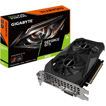 Видео карта Nvidia GF GTX 1650, 4GB, Gigabyte D6 Windforce OC, PCI-E 3.0, GDDR6, 128bit, DisplayPort, HDMI, DVI | JAR Computers Gigabyte GTX 1650 D6 Windforce OC