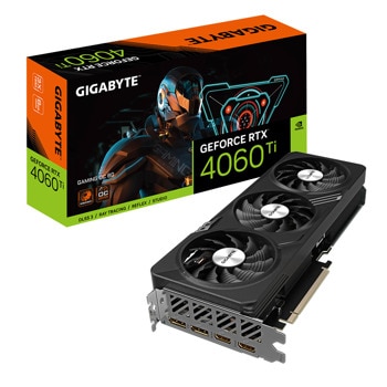 Видео карта Nvidia GF RTX 4060 Ti, 8GB, Gigabyte Gaming, OC, PCI-E 4.0, GDDR6, 128-bit, DisplayPort, HDMI | JAR Computers Видео карта Gigabyte GF RTX 4060 Ti Gaming OC 8G