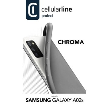 Cellularline Chroma Black Samsung Galaxy A02s