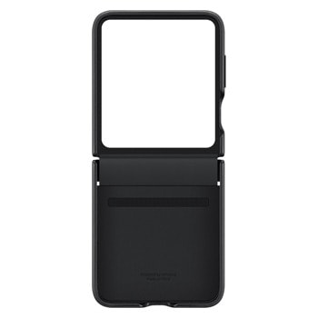 Samsung Flip5 Flap Leather Cover Black EF-VF731PBE