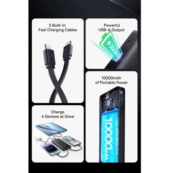 Baseus Airpow Lite Fast Charging 10000 mAh P100675 | JAR Computers Baseus Airpow Lite Fast Charging 10000 mAh P100675