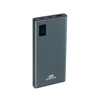 Външна батерия /power bank/ Rivacase VA1021, 10 000 mAh, черна, 2x USB-C, 1x USB-A, QC 3.0 | JAR Computers Rivacase VA1021
