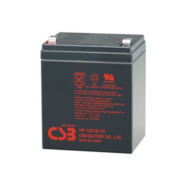 Акумулаторна батерия CSB, 12V, 5.3Ah, F2 конектори | JAR Computers Акумулаторна батерия CSB, 12V, 5.3Ah