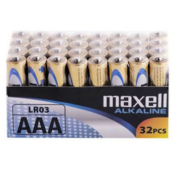 Батерия алкална Maxell ML-BA-LR03-32PK, AAA, LR03, 1.5V, 32бр. | JAR Computers Maxell ML-BA-LR03-32PK