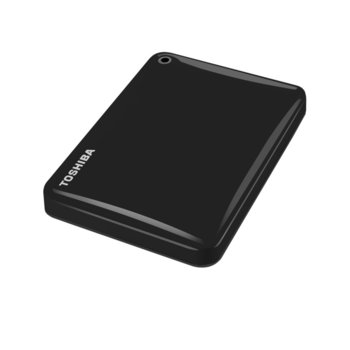 Твърд диск 1TB Toshiba Canvio Connect II, черен, външен, 2.5" (6.35 cm), USB3.0 | JAR Computers Toshiba Canvio Connect II 1TB Black