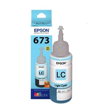 Мастило за Epson 673 - L800/810/850/1800/805, Light Cyan, C13T67354A, Epson, 70ml | JAR Computers Epson 673 Light Cyan C13T67354A
