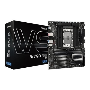 Дънна платка за сървър ASRock W790 WS R2.0, W790, LGA4677, DDR5, 1x 10GbE LAN, 1x 2.5GbE LAN, 8x SATA 6Gb/s, 4x M.2, 1x U.2, RAID 0/1/5/10, 1x USB 3.2 Gen 2x2 Type-C, 2x USB 3.2 Gen 2 Type-A, E-ATX | JAR Computers ASRock W790 WS R2.0 90-MXBP30-A0UAYZ