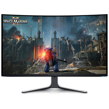 Монитор Dell Alienware AW3225QF (Нарушена опаковка), 31.6" (80.26cm) QD OLED панел, 240Hz, Ultra HD, 0.03ms, 1000cd/m2, DisplayPort, HDMI, USB-C | JAR Computers Dell AW3225QF Нарушена опаковка