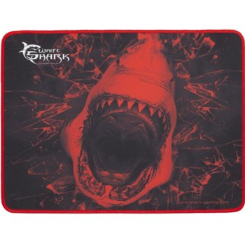 Подложка за мишка WHITE SHARK Sky Walker L, гейминг, черна, 400 x 300, микрофибър, SKID-PROOF материя против приплъзване | JAR Computers WHITE SHARK Sky Walker L GMP-1699 L