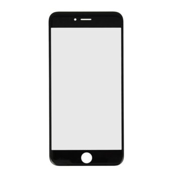 Предно стъкло за iPhone 6 Plus, черен