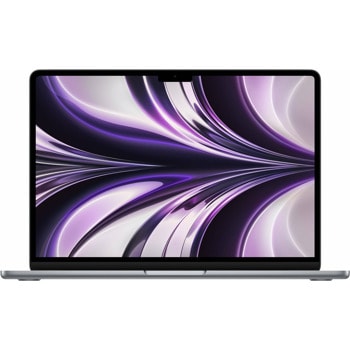 Лаптоп Apple MacBook Air (MLXW3ZE/A)(сив), осемядрен Apple M2 3.50 GHz, 13.6" (34.54 cm) WQXGA IPS Display, 8GB RAM, 256GB SSD, 2x Thunderbolt 4, Mac OS | JAR Computers Apple MacBook Air 13.6 MLXW3ZE/A