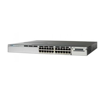Суич Cisco Catalyst WS-C3850-24T-L, 24 Port 1000Mbps | JAR Computers Cisco Catalyst WS-C3850-24T-L