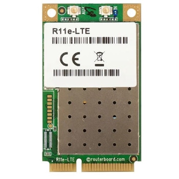 Мрежови адаптер Mikrotik R11e-LTE, 3G/4G/LTE, 150Mbps, miniPCIe | JAR Computers MikroTik R11e-LTE