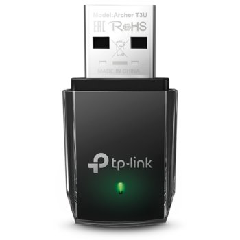 Безжичен мини USB адаптер TPLINK ARCHER T3U AC1300