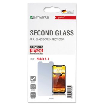 4smarts Second Glass Cover Nokia 8.1 4S492662