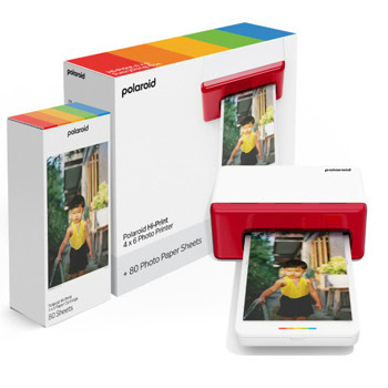 Фото принтер Polaroid Everything Box Hi Print 4x6 Photo Printer в комплект с фотохартия, 4.0 x 6.0" (100 x 150mm), 300DPI резолюция, Bluetooth | JAR Computers Polaroid Everything Box Hi Print 4x6 Photo Printer