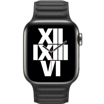 Apple 40mm Black Leather Link - Small MY9A2ZM/A