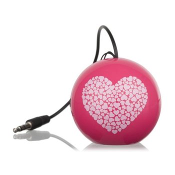 KitSound Mini Buddy Speaker Heart for mobile