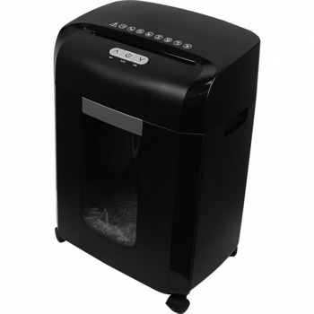 Шредер Monolith C-185C, до 8 листа А4, раздробява хартия, кошче за отпадъци с обем 23 литра | JAR Computers Monolith C-185C