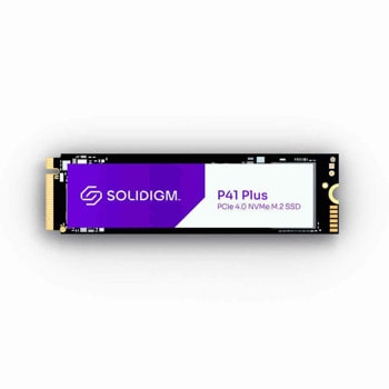 Памет SSD 2TB, Solidigm P41 Plus Series (SSDPFKNU020TZX1), NVMe, M.2 (2280), скорост на четене до 4125MB/s, скорост на запис до 3325MB/s | JAR Computers Solidigm P41 Plus Series 2TB SSDPFKNU020TZX1
