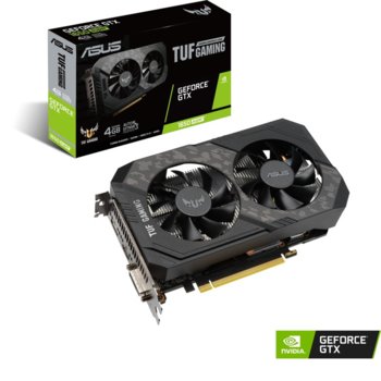 Видео карта Nvidia GeForce GTX 1650 SUPER, 4GB, Asus TUF Gaming, PCI-E 3.0, GDDR6, 128bit, HDMI, DisplayPort, DVI-D | JAR Computers Asus TUF-GTX1650S-4G-GAMING