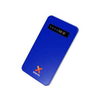 Външна батерия/power bank A-Solar Xtorm AL400, 5000 mAh, USB изход за мобилни телефони и таблети, синя | JAR Computers A-Solar Xtorm AL400 синя