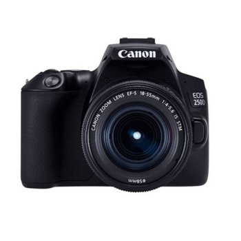 Фотоапарат Canon EOS 250D в комплект с 2x обектива (Canon EF-S 18-55mm f/3.5-5.6 IS и EF 50mm f/1.8 STM), 24.2 Mpix, 3,0" (7.62 cm) сензорен TFT дисплей, Bluetooth, Wi-Fi, SD/SDHC/SDXC слот, USB, HDMI mini | JAR Computers Canon EOS 250D + EF-S 18-55mm + EF 50mm f/1.8 STM