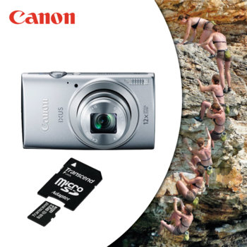 Canon Digital IXUS 170 8GB microSDHC Transcend