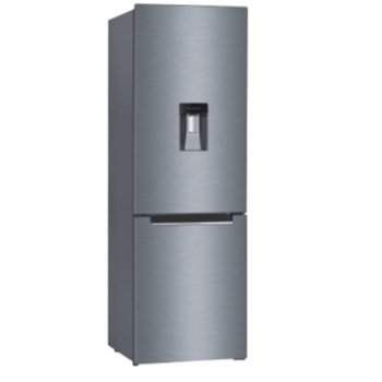 Хладилник с фризер Heinner HC-N268SWDF+, 262 л. общ обем, свободностоящ, 248 kWh годишно, диспенсер за вода, сив image