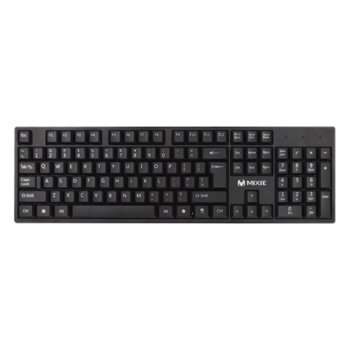 Клавиатура Mixie X7, висококачествени мембрани, ергономичен дизайн, черна, USB | JAR Computers Клавиатура Mixie X7 6122