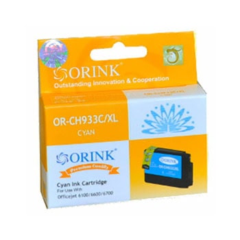 Касета за HP OfficeJet 6100/6600/6700/7110/7510A/7610/7612 - Cyan - HCN054AE - Orink - Неоригинална, Заб.: 825 брой копия | JAR Computers Orink HCN054AE