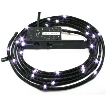 Led лента NZXT Sleeved LED Kit 2m White, 2.0 m | JAR Computers NZXT Sleeved LED Kit 2m White
