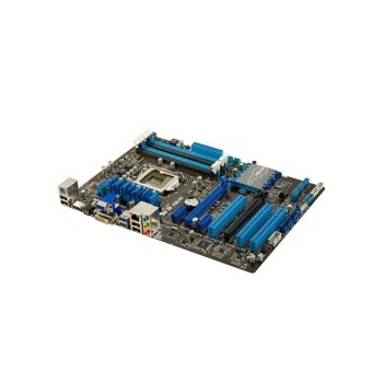 Дънна платка Asus P8H77-V, H77, LGA1155, DDR3, 2xPCI-E (CF) (HDMI, DisplayPort & DVI), SB7.1, Lan1000, 2xSATA 6Gb/s RAID 0,1,5,10, 4xUSB3.0, ATX | JAR Computers Asus P8H77-V