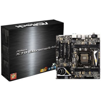 Дънна платка ASRock X79 Extreme4, X79, LGA2011, DDR3, 3xPCI-E 3.0 (SLi/CF), SB7.1 THX TruStudio™, Lan1000, 2xSATA 6Gb/s RAID 0,1, 5, 10, eSATA 6Gb/s, 4xUSB3.0, ATX | JAR Computers ASRock X79 Extreme4