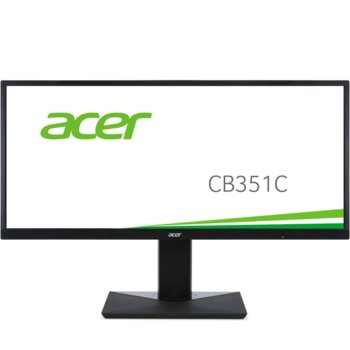 Монитор Acer CB351Cbmidphzx (UM.CB1EE.001), 35" (88.9 cm), VA, Full HD, 4ms, 100000000:1, 300cd/m2, HDMI, DVI, Display port, USB 3.0 | JAR Computers Acer CB351Cbmidphzx UM.CB1EE.001