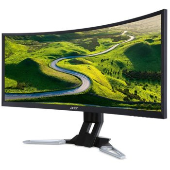 Монитор 35" (88.90 cm) Acer Predator XZ350CUbmijphz (UM.CX0EE.001), 21:9 VA Curved панел, UW-UXGA, 4ms, 100 000 000:1, 300 cd/m², DP, HDMI, USB Hub (4x USB 3.0) | JAR Computers 35 Acer Predator XZ350CUbmijphz UM.CX0EE.001